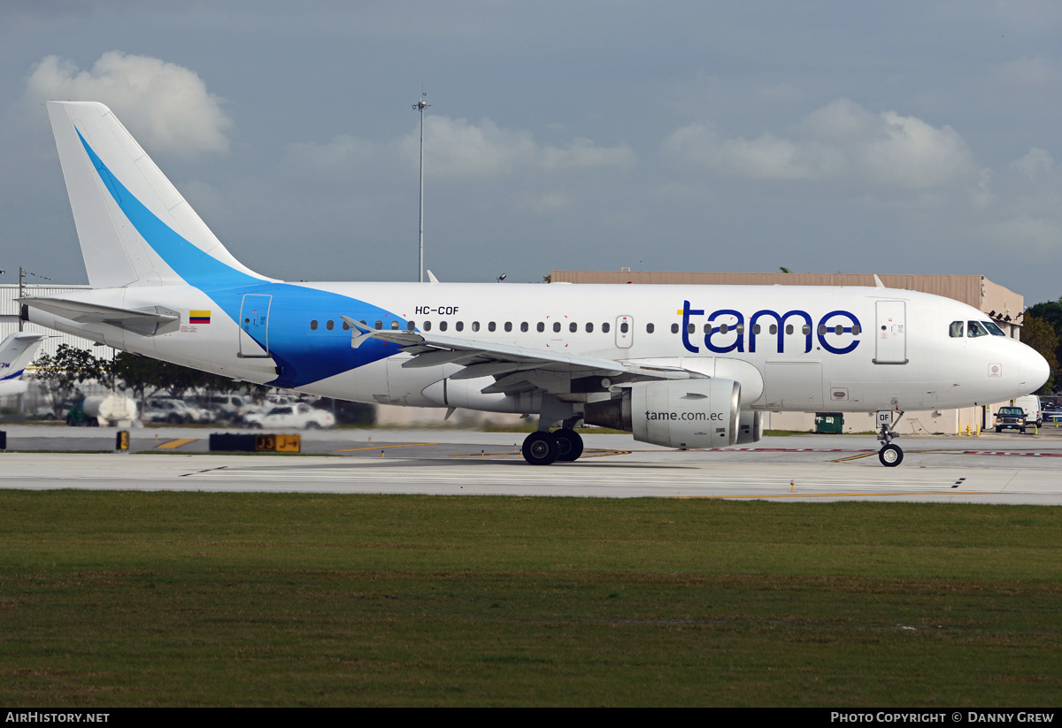 Aircraft Photo of HC-COF | Airbus A319-112 | TAME Línea Aérea del Ecuador | AirHistory.net #211077