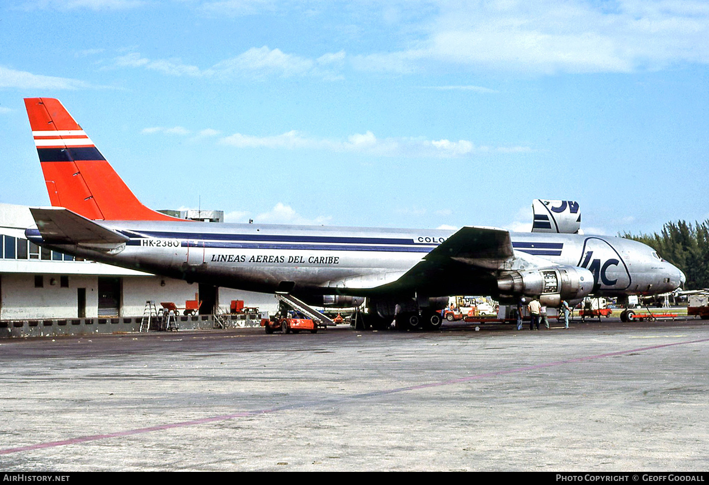 Aircraft Photo of HK-2380 | Douglas DC-8-54(F) | LAC - Líneas Aéreas del Caribe | AirHistory.net #211137