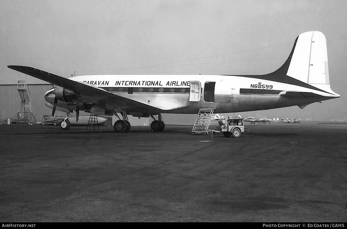 Aircraft Photo of N68599 | Douglas C-54B Skymaster | Caravan International Airlines | AirHistory.net #211145