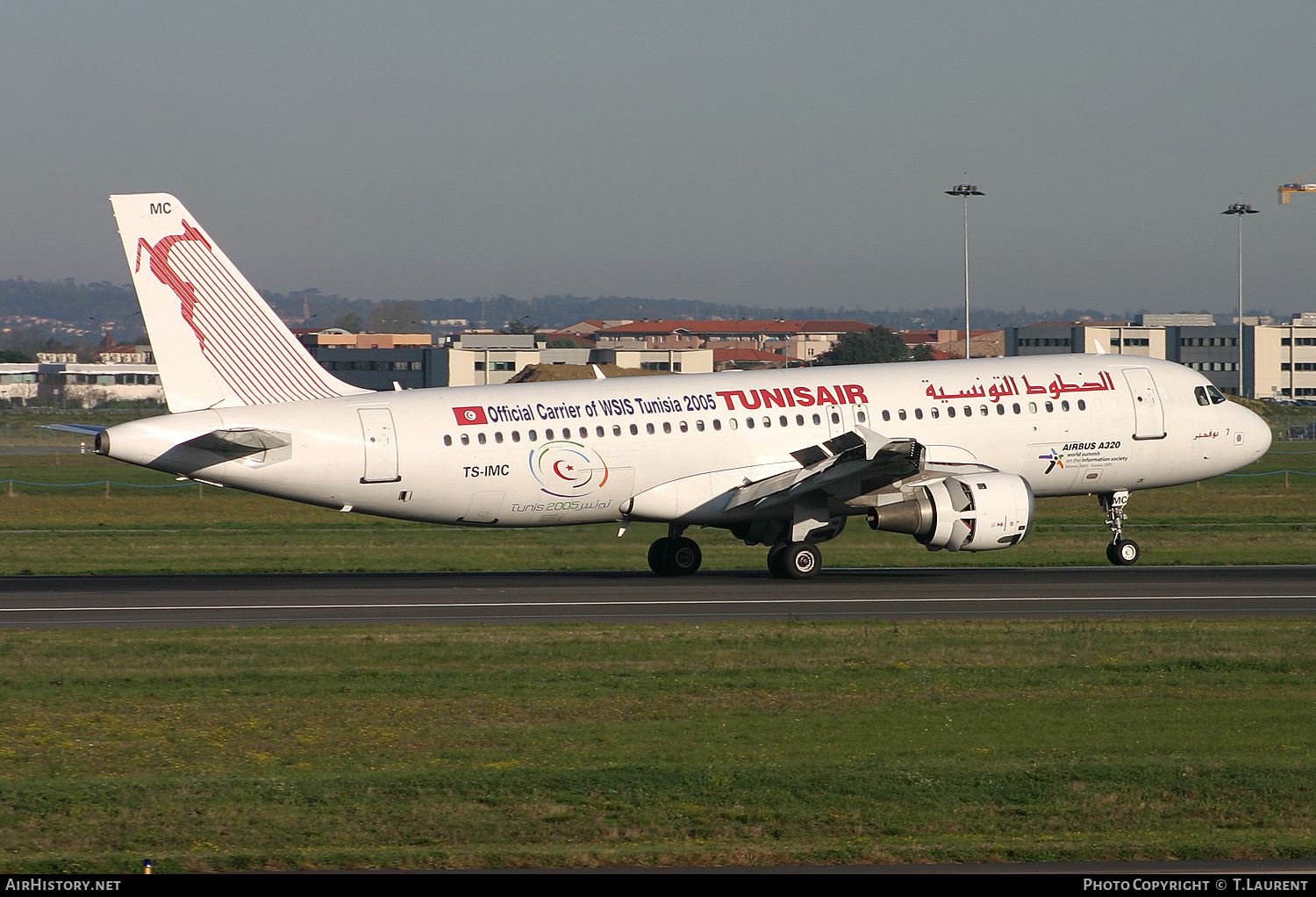 Aircraft Photo of TS-IMC | Airbus A320-211 | Tunisair | AirHistory.net #211165