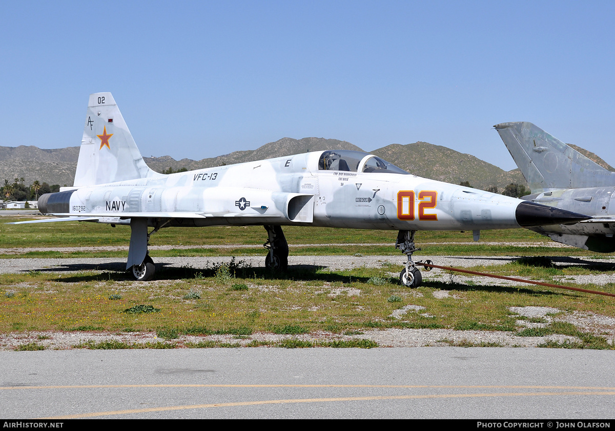 Aircraft Photo of 160792 | Northrop F-5E Tiger II | USA - Navy | AirHistory.net #211170