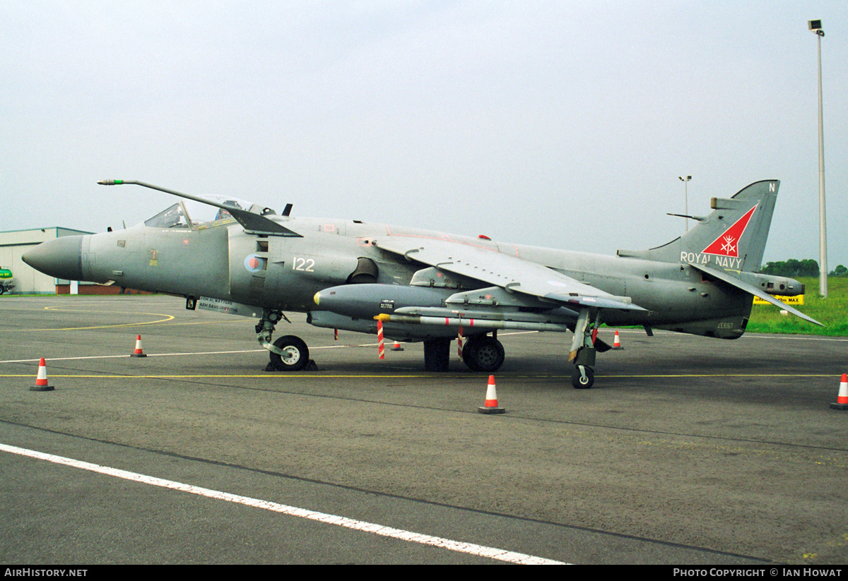 Aircraft Photo of ZE697 | British Aerospace Sea Harrier FA2 | UK - Navy | AirHistory.net #211176