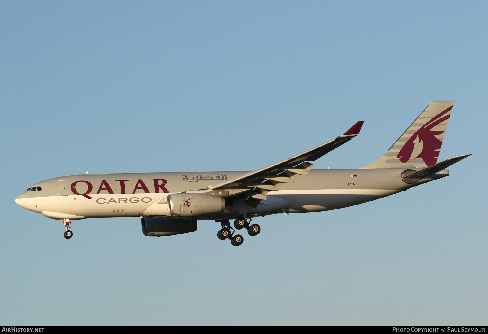 Aircraft Photo of A7-AFJ | Airbus A330-243F | Qatar Airways Cargo | AirHistory.net #211193