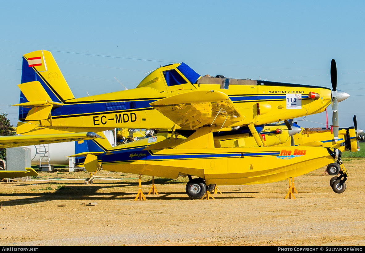 Aircraft Photo of EC-MDD | Air Tractor AT-802F Fire Boss (AT-802A) | Martínez Ridao Aviación | AirHistory.net #211215