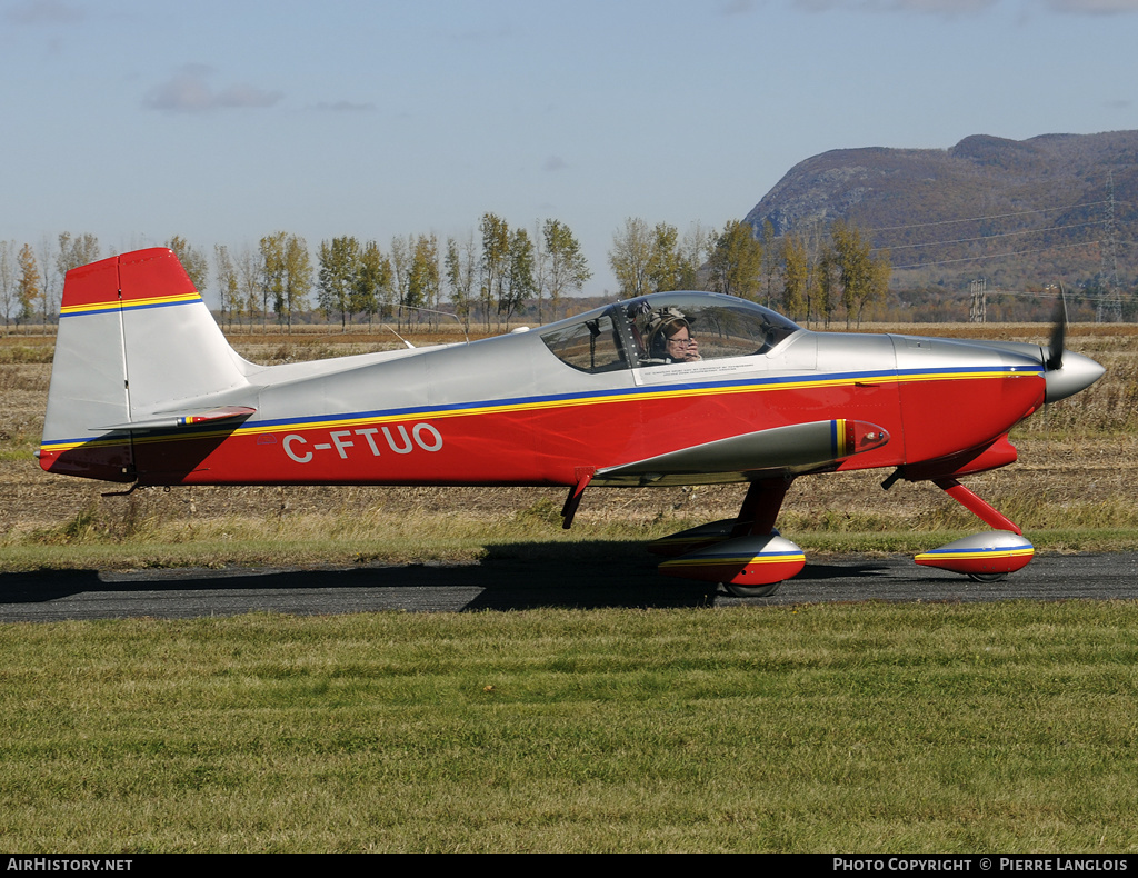Aircraft Photo of C-FUTO | Van's RV-6 | AirHistory.net #211217