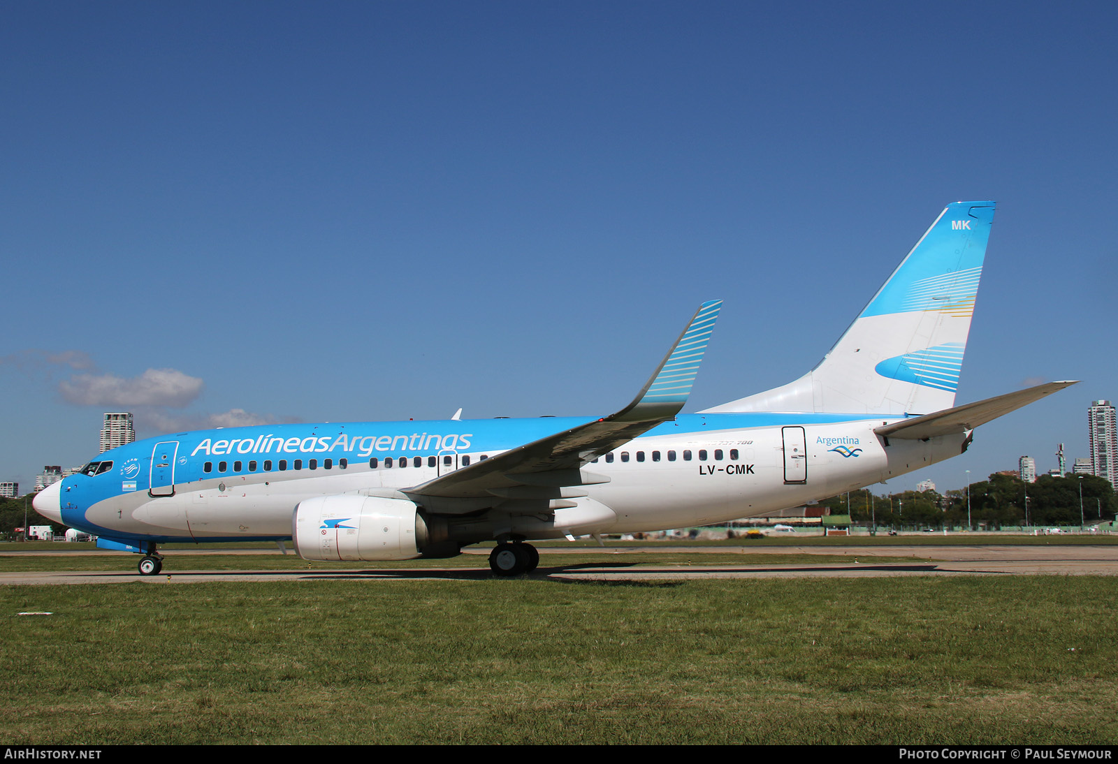 Aircraft Photo of LV-CMK | Boeing 737-7Q8 | Aerolíneas Argentinas | AirHistory.net #211222