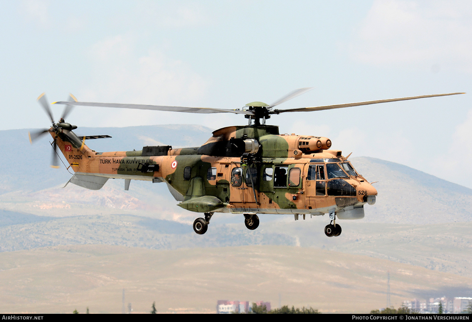 Aircraft Photo of 01-2526 | Aerospatiale AS-532AC Cougar | Turkey - Air Force | AirHistory.net #211236