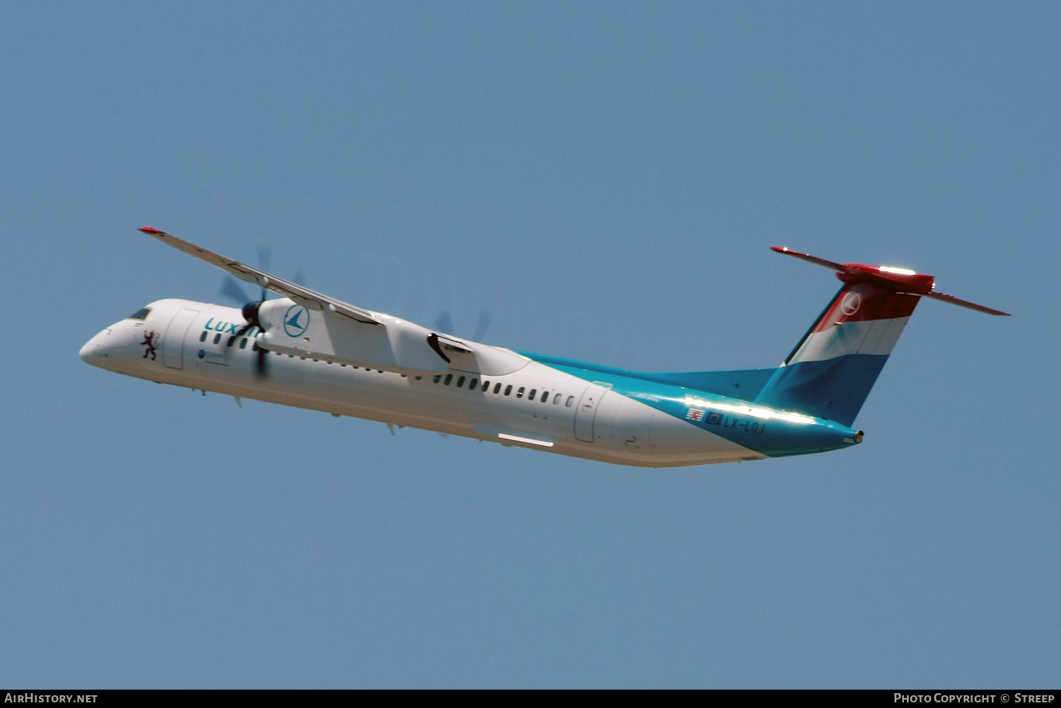Aircraft Photo of LX-LQJ | Bombardier DHC-8-402 Dash 8 | Luxair | AirHistory.net #211241