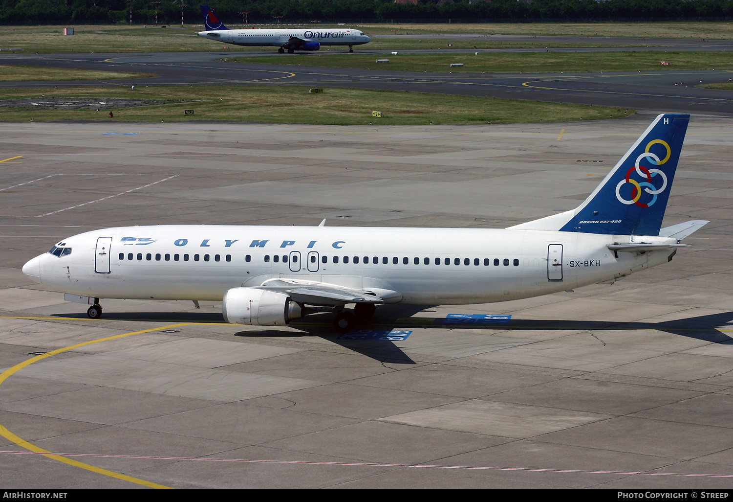 Aircraft Photo of SX-BKH | Boeing 737-4Q8 | Olympic | AirHistory.net #211247