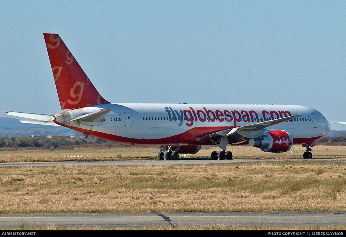 Aircraft Photo of G-CEOD | Boeing 767-319/ER | Flyglobespan | AirHistory.net #211274