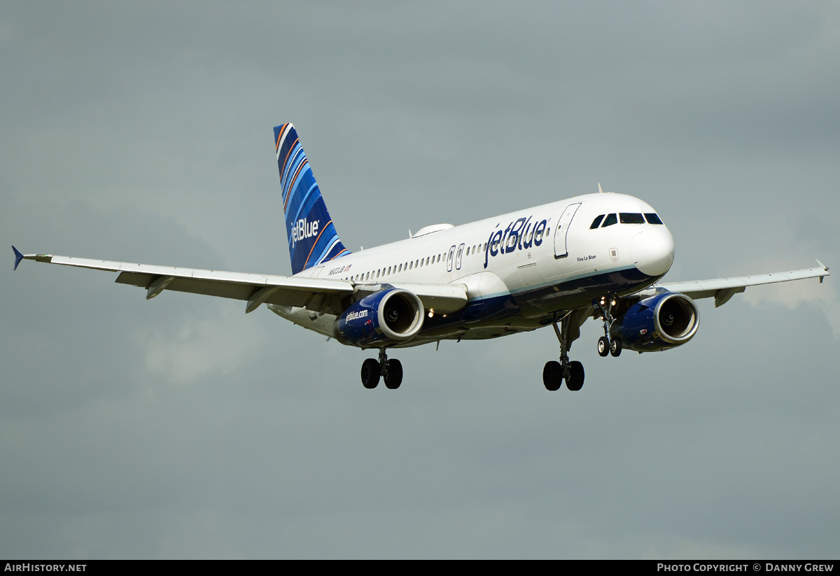 Aircraft Photo of N603JB | Airbus A320-232 | JetBlue Airways | AirHistory.net #211308