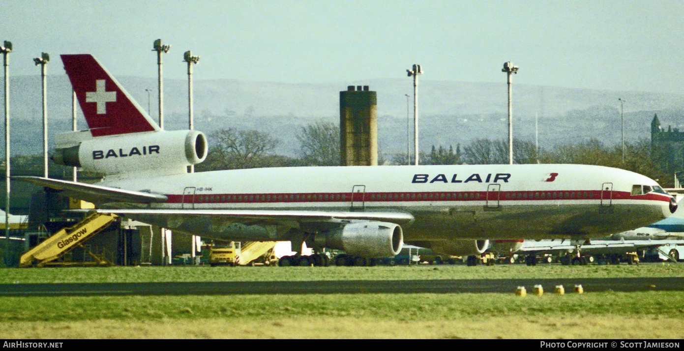 Aircraft Photo of HB-IHK | McDonnell Douglas DC-10-30 | Balair | AirHistory.net #211412