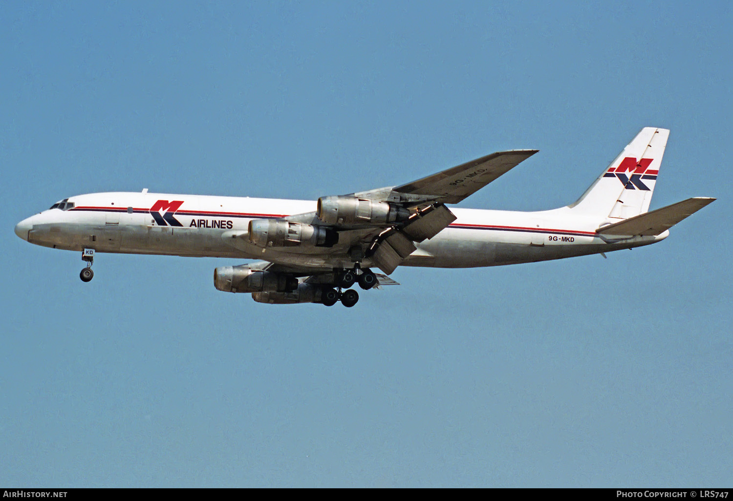 Aircraft Photo of 9G-MKD | McDonnell Douglas DC-8-55CF Jet Trader | MK Airlines | AirHistory.net #211442