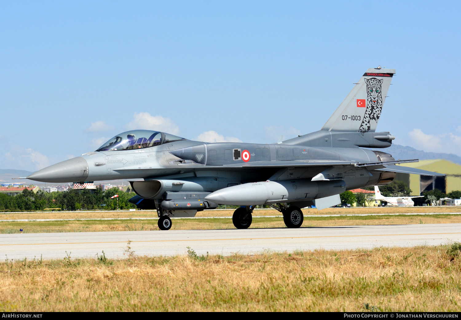 Aircraft Photo of 07-1003 | General Dynamics F-16C Fighting Falcon | Turkey - Air Force | AirHistory.net #211454