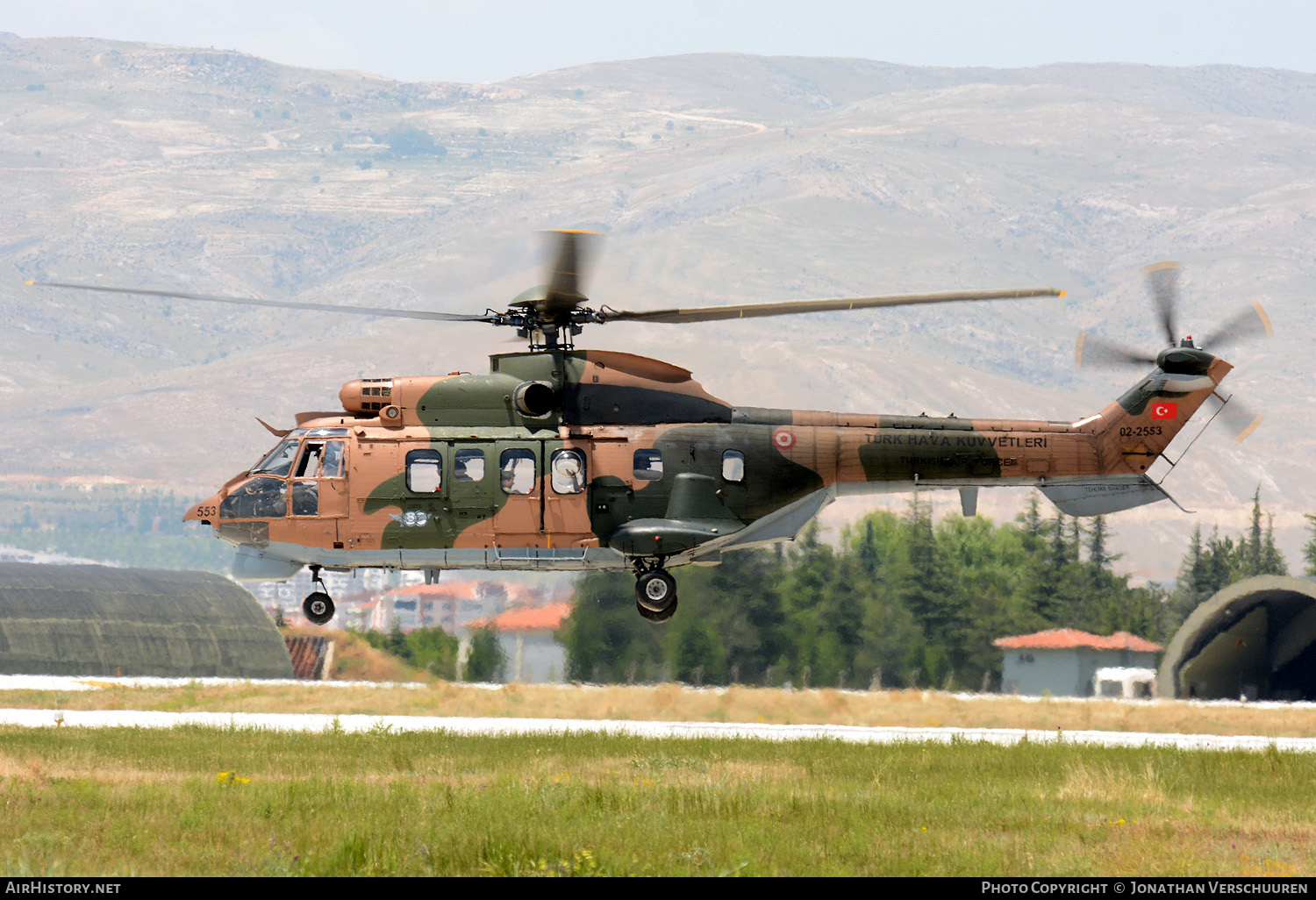 Aircraft Photo of 02-2553 | Aerospatiale AS-532UL Cougar | Turkey - Air Force | AirHistory.net #211455