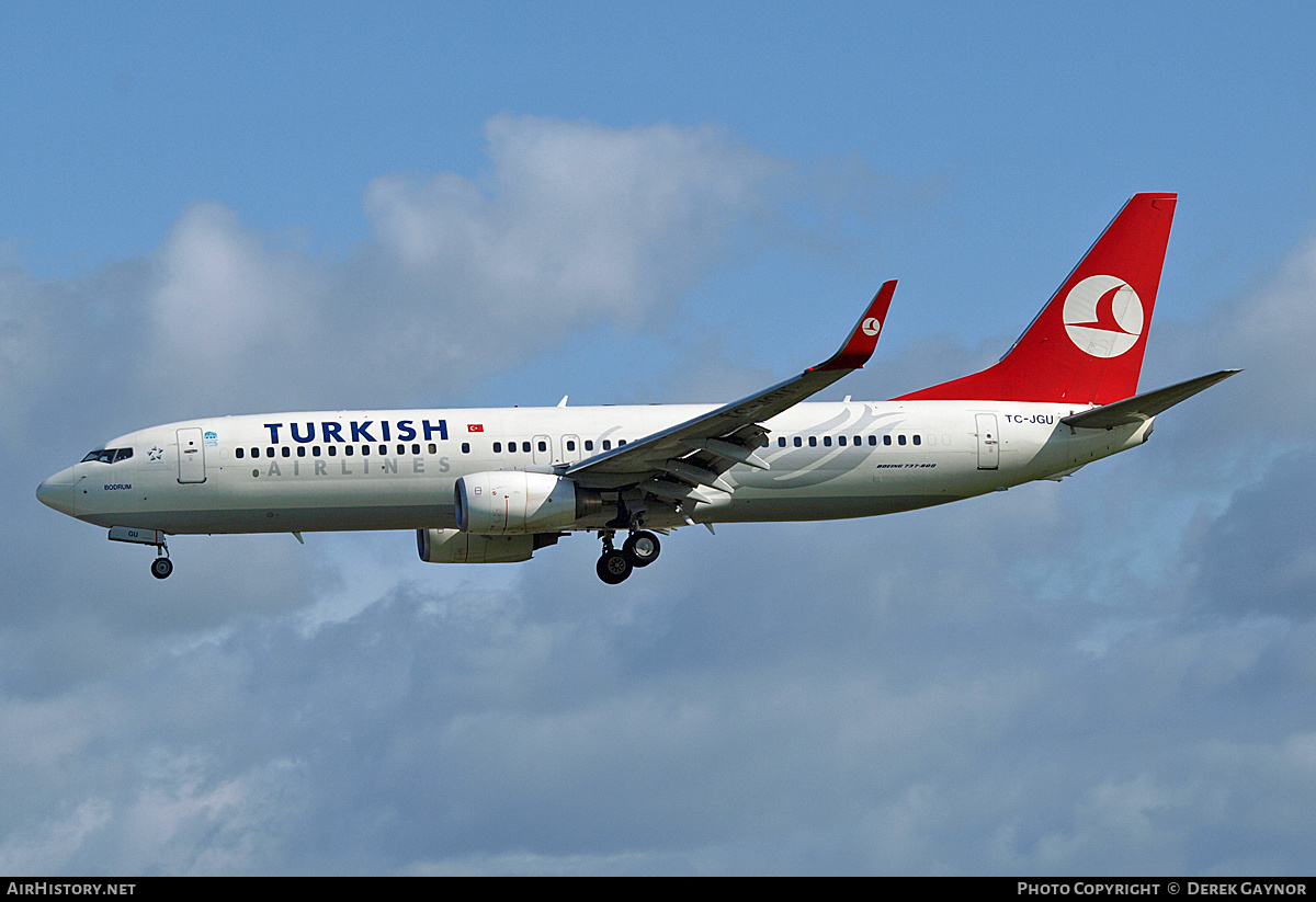 Aircraft Photo of TC-JGU | Boeing 737-8F2 | Turkish Airlines | AirHistory.net #211457
