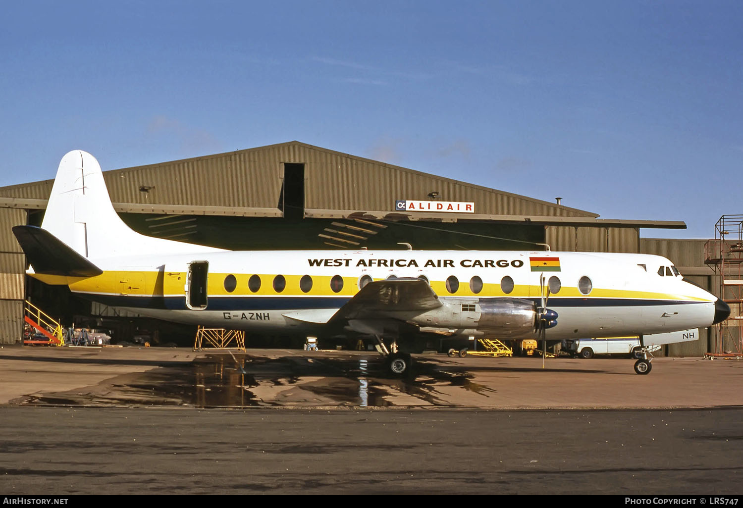 Aircraft Photo of G-AZNH | Vickers 814 Viscount | West Africa Air Cargo | AirHistory.net #211459
