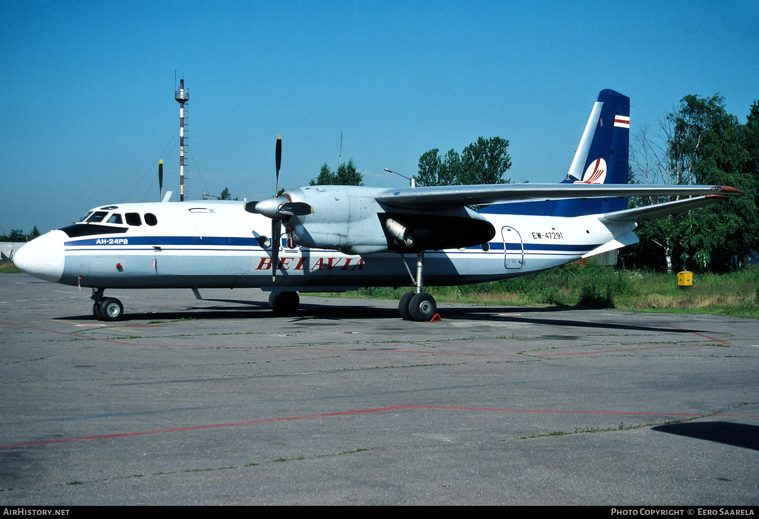 Aircraft Photo of EW-47291 | Antonov An-24RV | Belavia | AirHistory.net #211495
