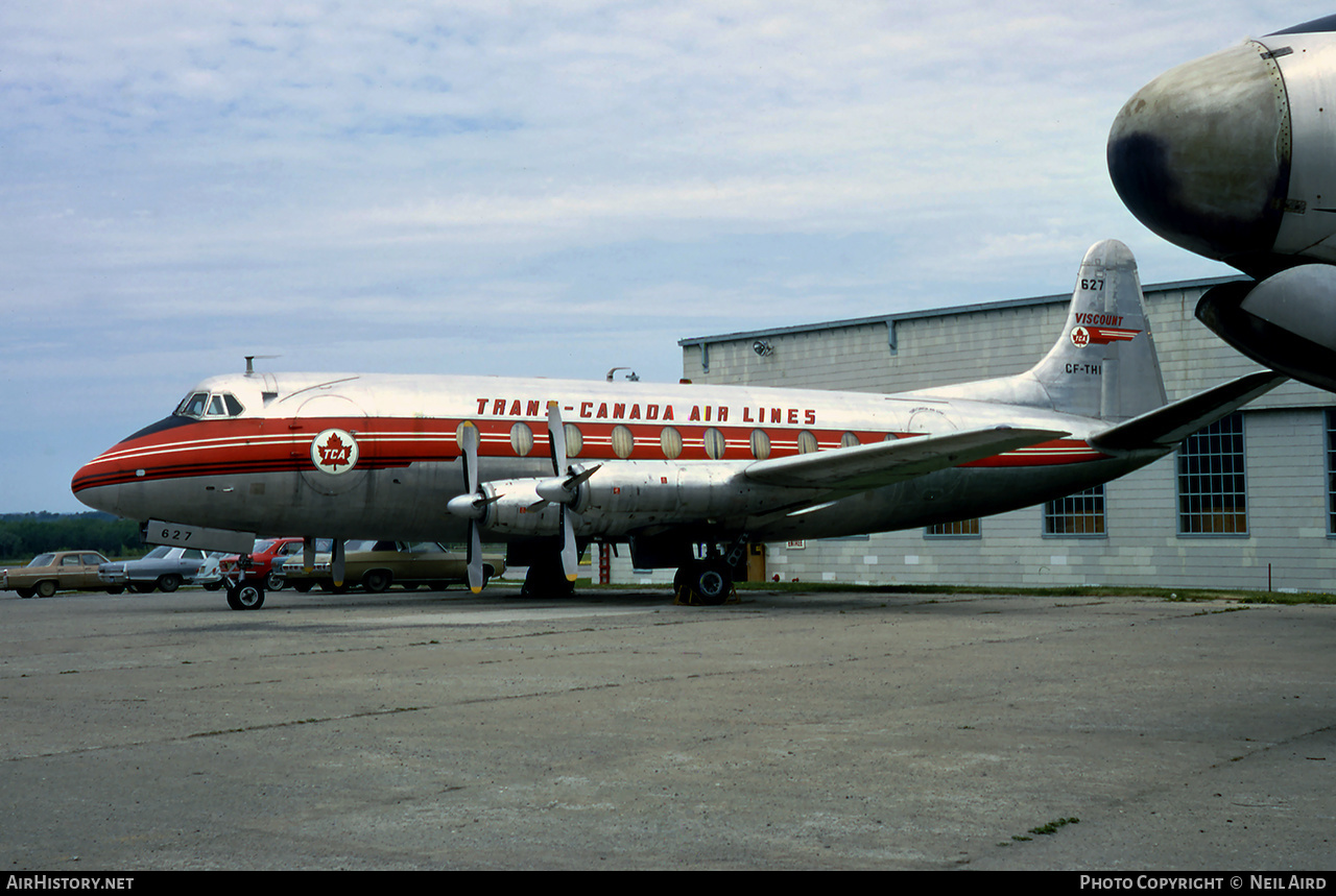 Aircraft Photo of CF-THI | Vickers 757 Viscount | Trans-Canada Air Lines - TCA | AirHistory.net #211520