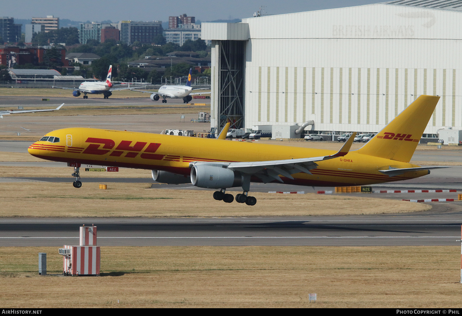 Aircraft Photo of G-DHKA | Boeing 757-23N(PCF) | DHL International | AirHistory.net #211523