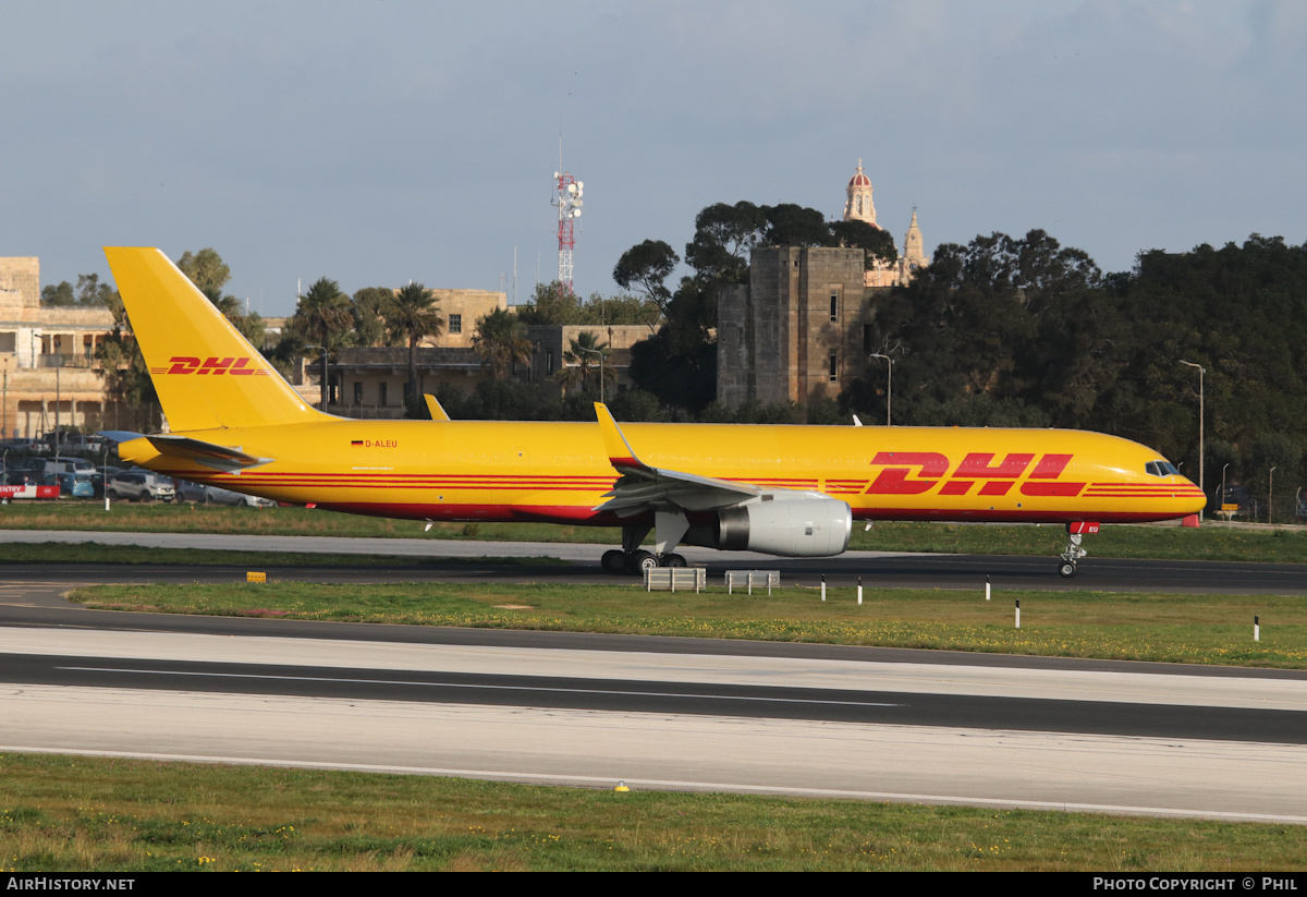 Aircraft Photo of D-ALEU | Boeing 757-23N(PCF) | DHL International | AirHistory.net #211525