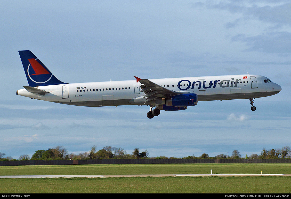 Aircraft Photo of TC-OAI | Airbus A321-231 | Onur Air | AirHistory.net #211537