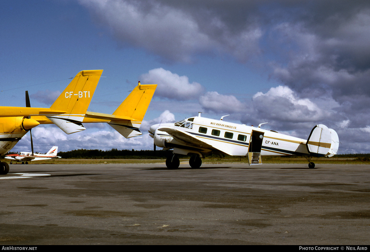 Aircraft Photo of CF-ANA | Beech E18S | White River Air | AirHistory.net #211538