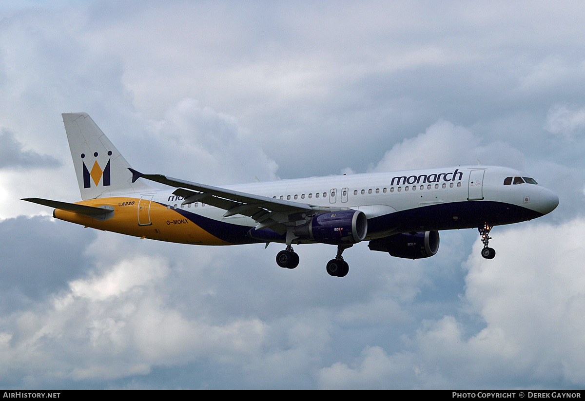 Aircraft Photo of G-MONX | Airbus A320-212 | Monarch Airlines | AirHistory.net #211539