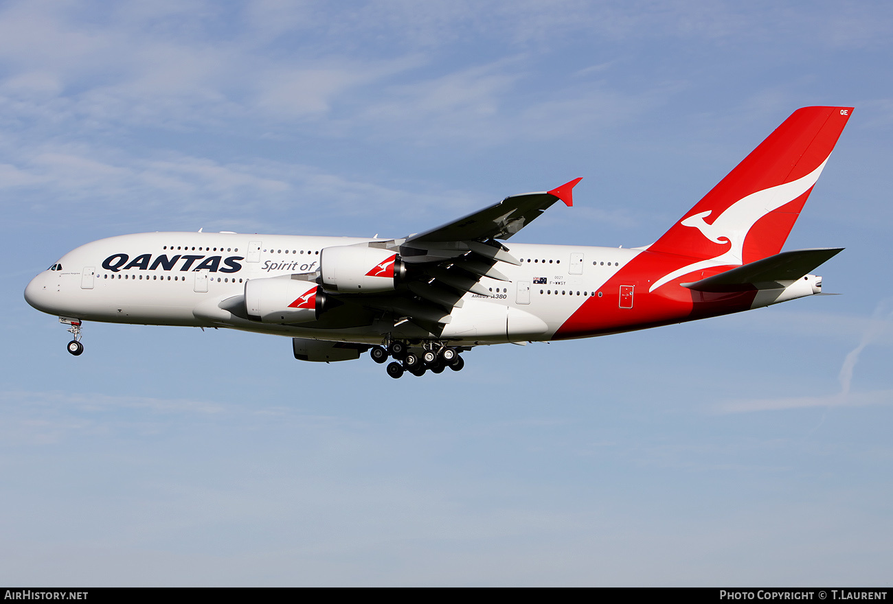 Aircraft Photo of F-WWSY | Airbus A380-842 | Qantas | AirHistory.net #211546