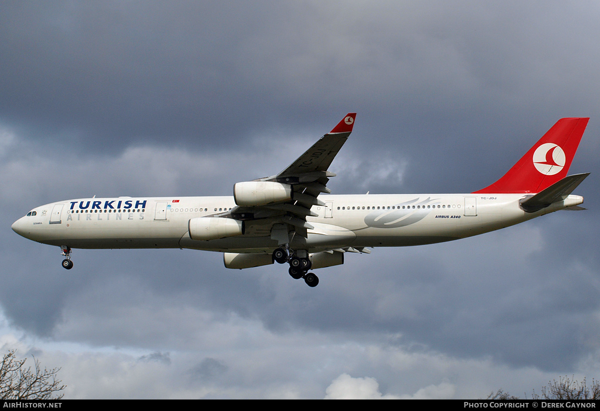 Aircraft Photo of TC-JDJ | Airbus A340-311 | Turkish Airlines | AirHistory.net #211562