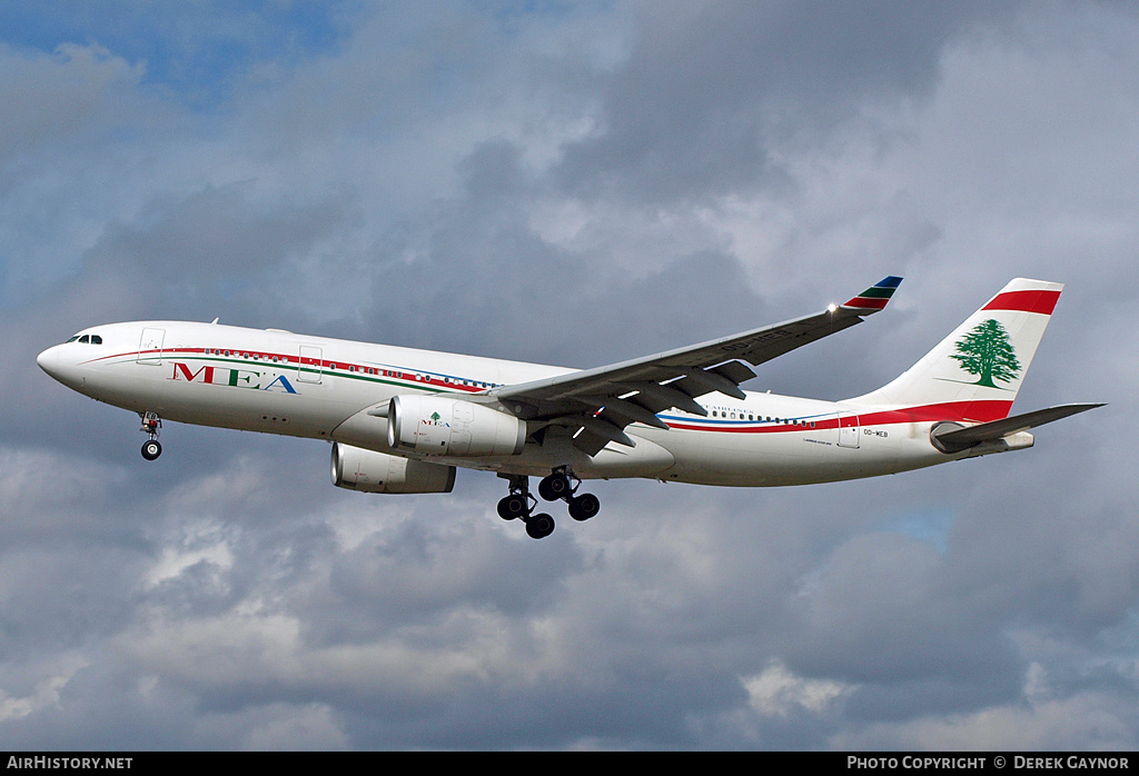 Aircraft Photo of OD-MEB | Airbus A330-243 | MEA - Middle East Airlines | AirHistory.net #211564