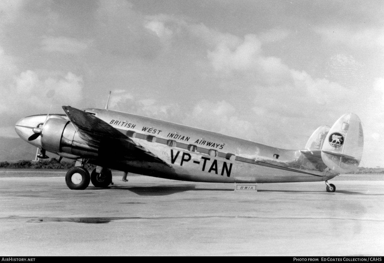 Aircraft Photo of VP-TAN | Lockheed 18-56 Lodestar | British West Indian Airways - BWIA | AirHistory.net #211613