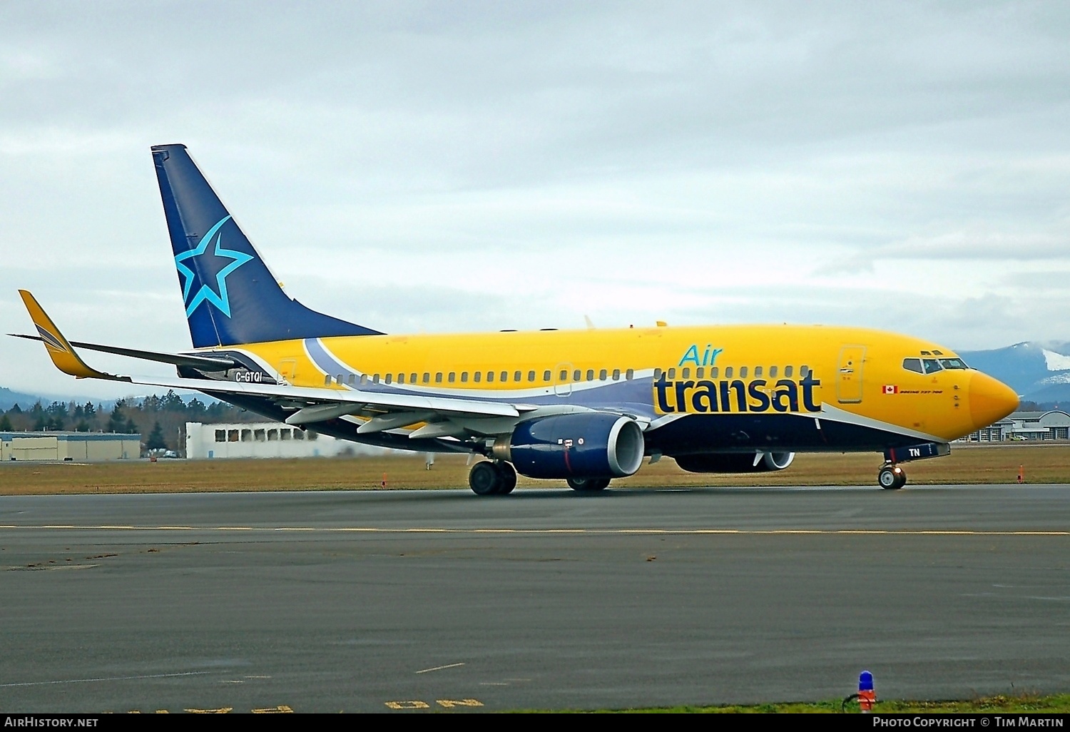 Aircraft Photo of C-GTQI | Boeing 737-73S | Air Transat | AirHistory.net #211647