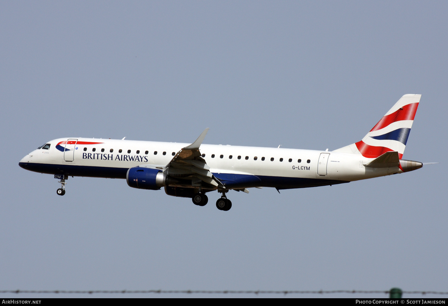 Aircraft Photo of G-LCYM | Embraer 190SR (ERJ-190-100SR) | British Airways | AirHistory.net #211733
