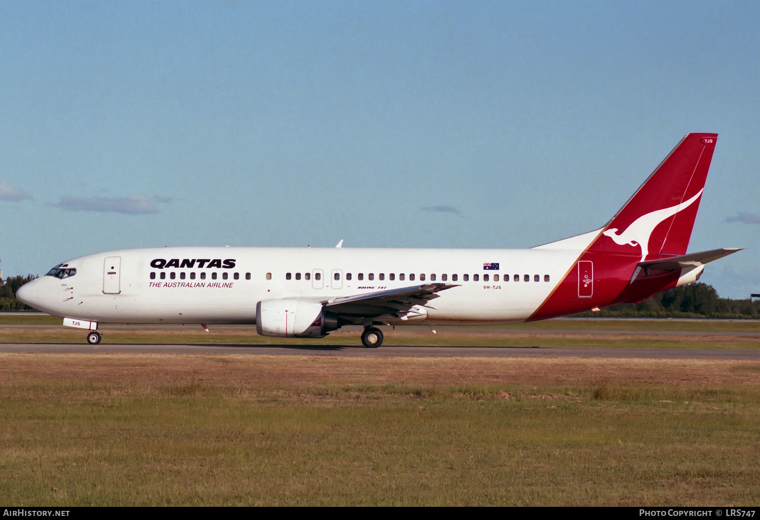 Aircraft Photo of VH-TJS | Boeing 737-476 | Qantas | AirHistory.net #211745