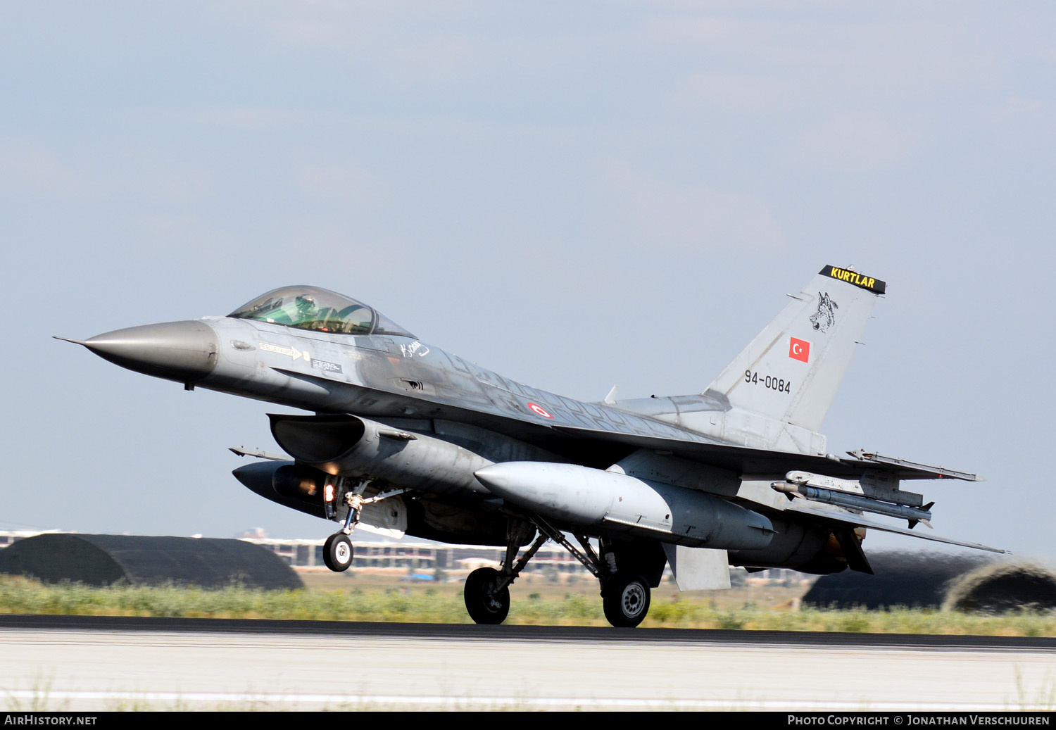 Aircraft Photo of 94-0084 | General Dynamics F-16C Fighting Falcon | Turkey - Air Force | AirHistory.net #211747