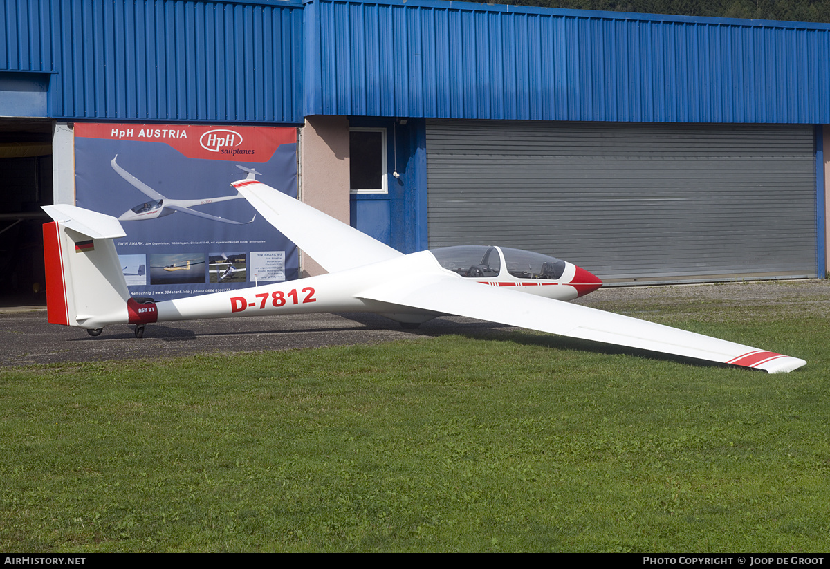 Aircraft Photo of D-7812 | Schleicher ASK-21 | AirHistory.net #211748