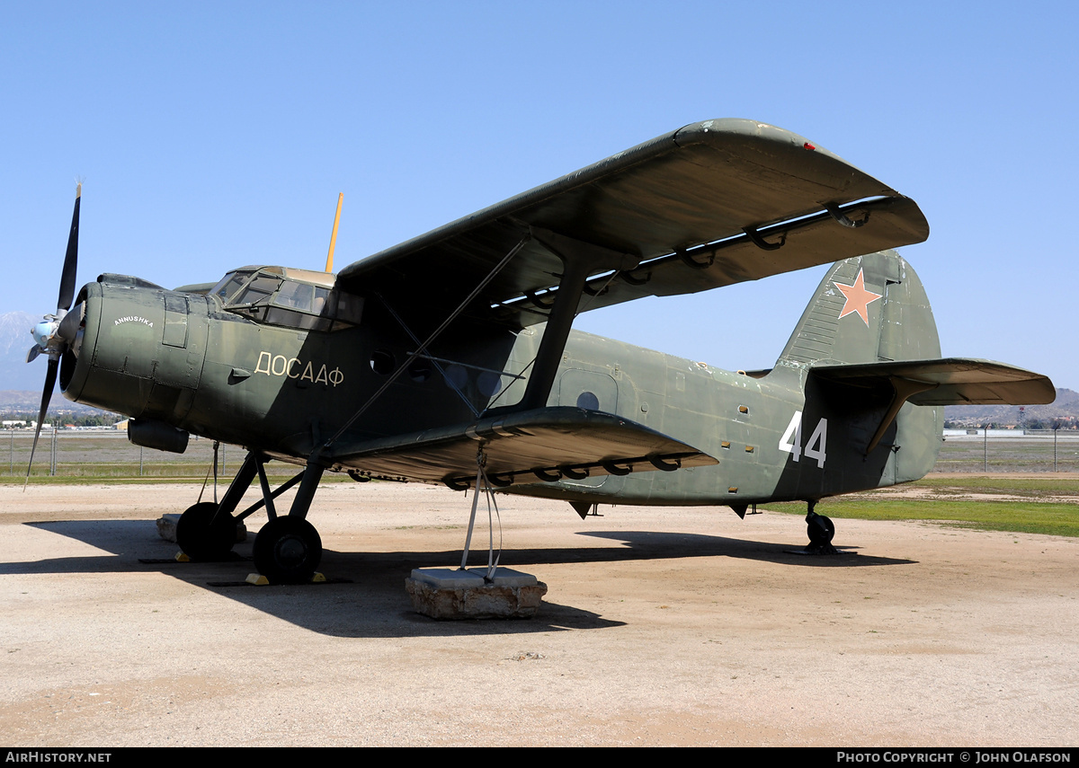 Aircraft Photo of 44 white | Antonov An-2R | Soviet Union - DOSAAF | AirHistory.net #211759