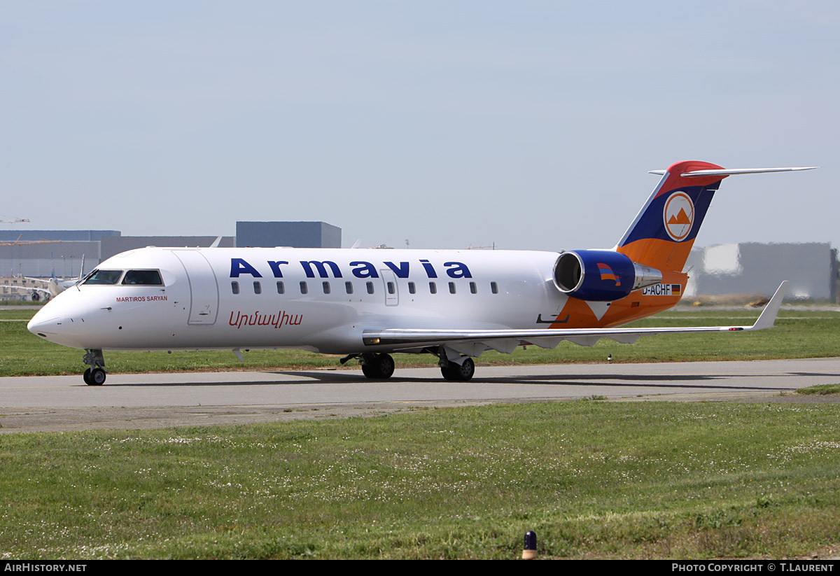 Aircraft Photo of D-ACHF | Bombardier CRJ-200LR (CL-600-2B19) | Armavia | AirHistory.net #211774