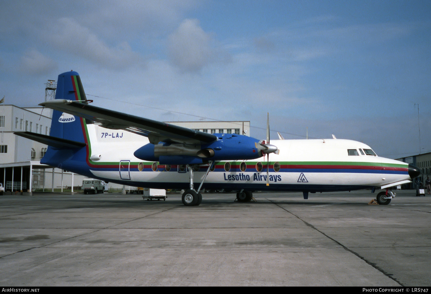 Aircraft Photo of 7P-LAJ | Fokker F27-600 Friendship | Lesotho Airways | AirHistory.net #211808