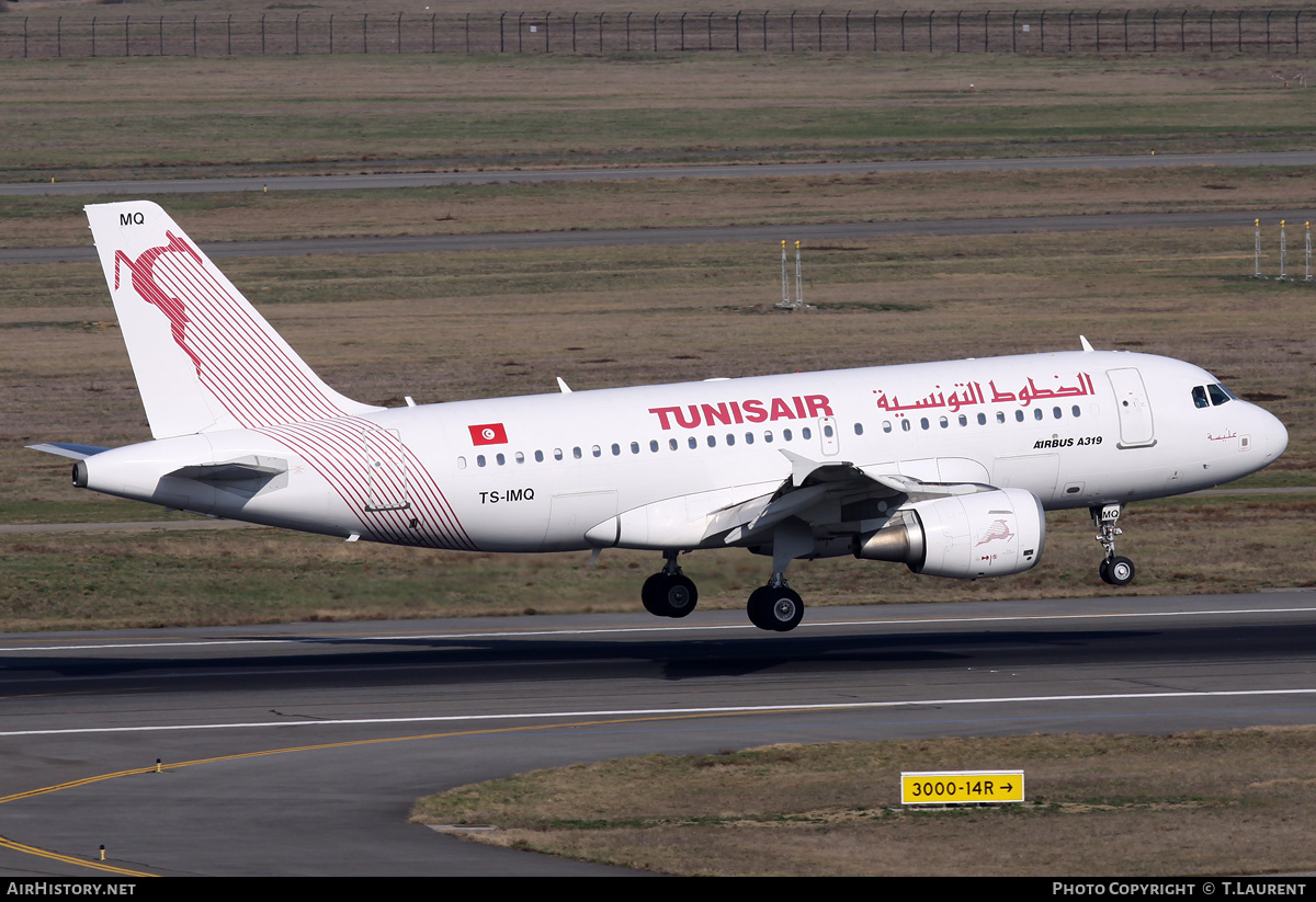 Aircraft Photo of TS-IMQ | Airbus A319-112 | Tunisair | AirHistory.net #211812