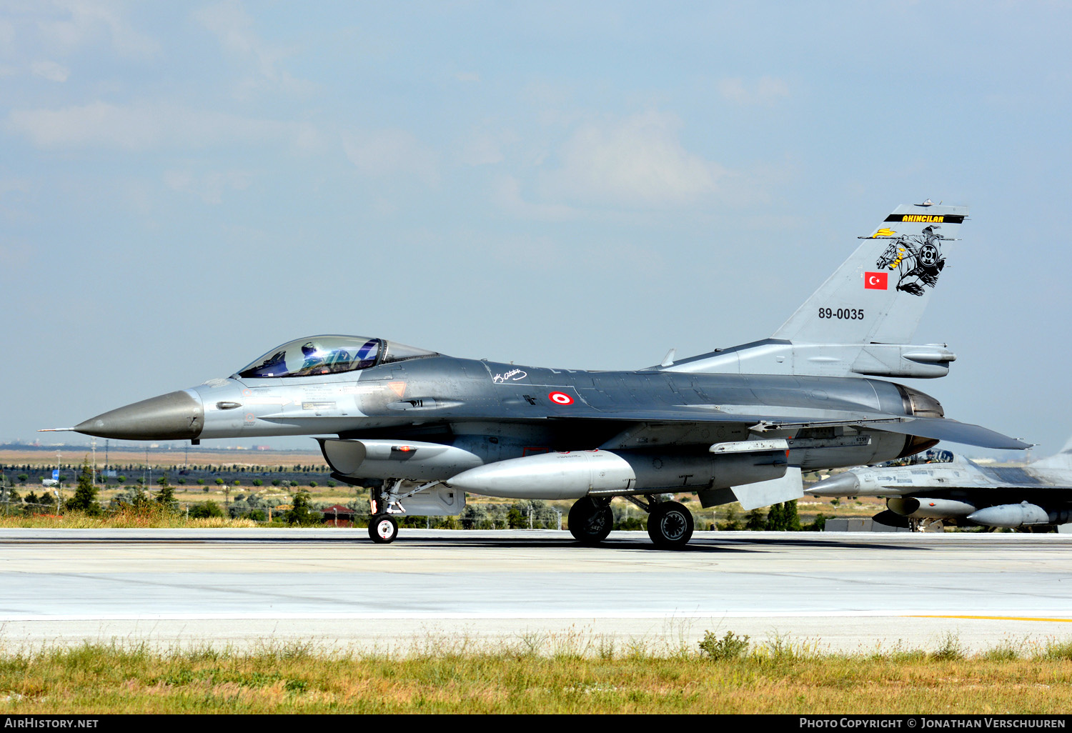 Aircraft Photo of 89-0035 | General Dynamics F-16CG Fighting Falcon | Turkey - Air Force | AirHistory.net #211818