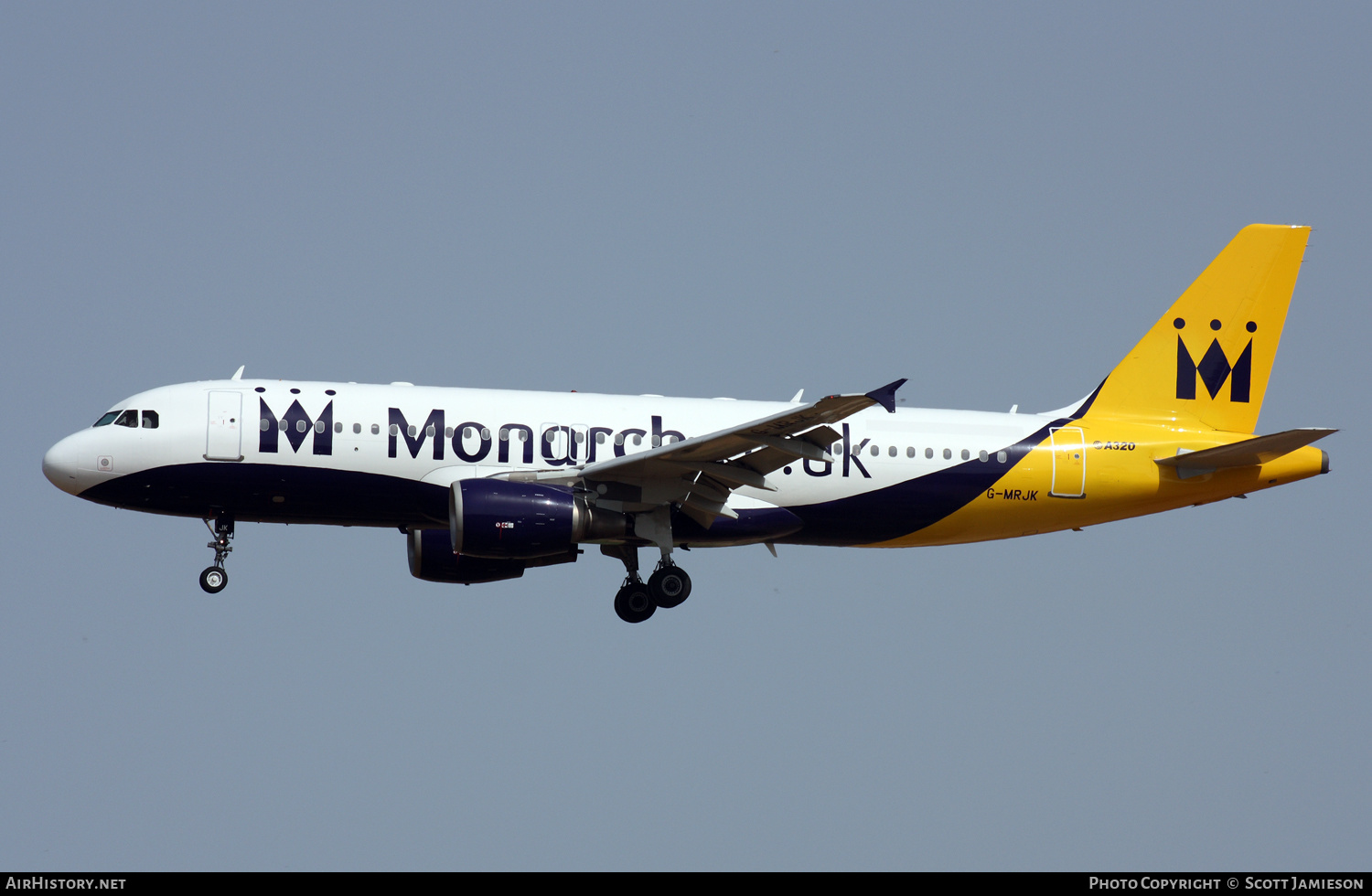 Aircraft Photo of G-MRJK | Airbus A320-214 | Monarch Airlines | AirHistory.net #211822