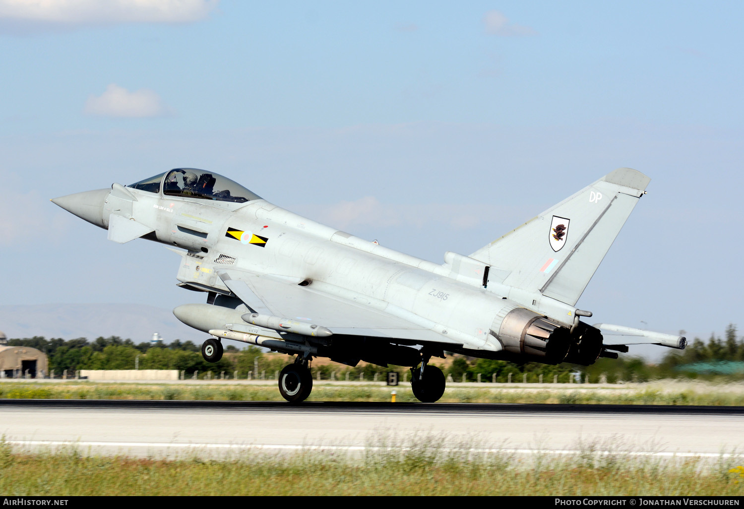 Aircraft Photo of ZJ915 | Eurofighter EF-2000 Typhoon FGR4 | UK - Air Force | AirHistory.net #211833