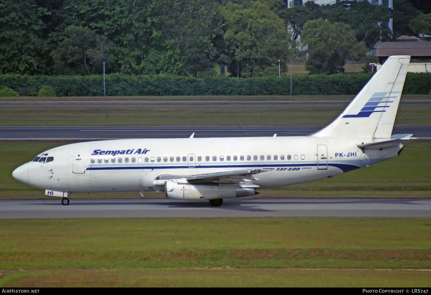 Aircraft Photo of PK-JHI | Boeing 737-230/Adv | Sempati Air | AirHistory.net #211838
