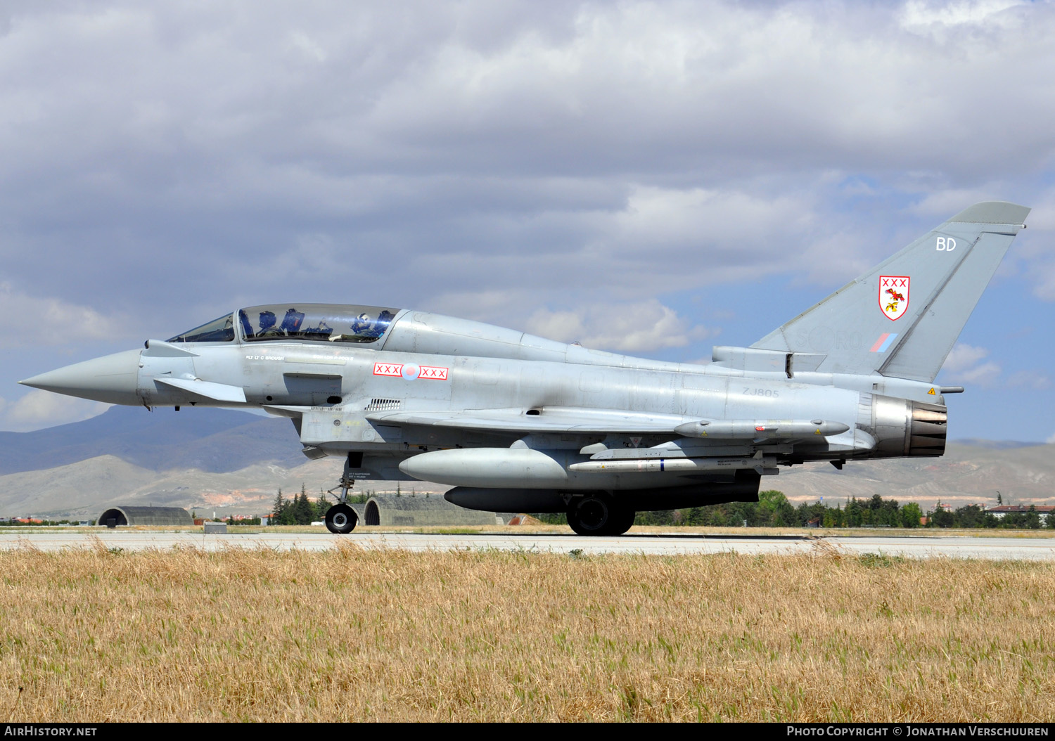 Aircraft Photo of ZJ805 | Eurofighter EF-2000 Typhoon T3 | UK - Air Force | AirHistory.net #211848