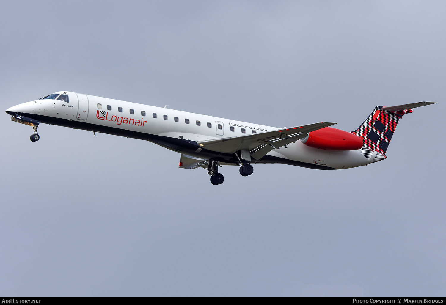 Aircraft Photo of G-SAJC | Embraer ERJ-145EP (EMB-145EP) | Loganair | AirHistory.net #211879