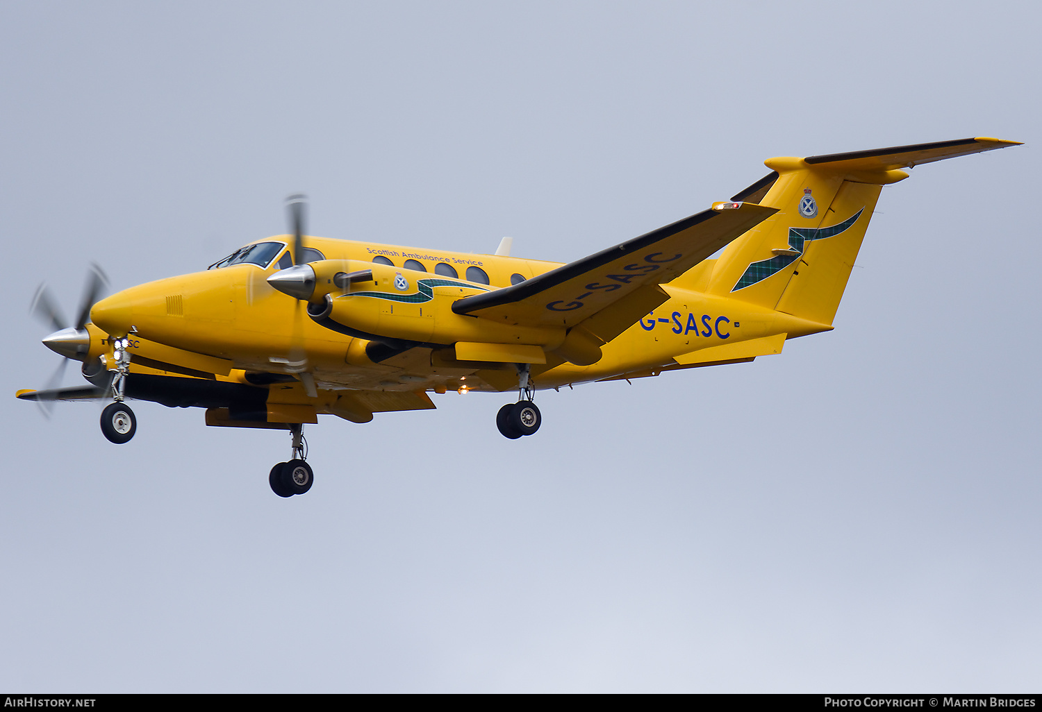Aircraft Photo of G-SASC | Raytheon B200C King Air | Scottish Ambulance Service | AirHistory.net #211916
