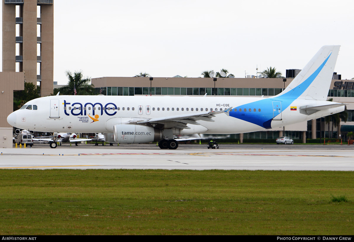 Aircraft Photo of HC-COE | Airbus A320-233 | TAME Línea Aérea del Ecuador | AirHistory.net #211919