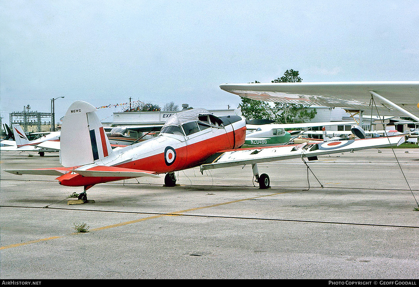 Aircraft Photo of N6WG | De Havilland DHC-1 Chipmunk Mk22 | UK - Air Force | AirHistory.net #211927